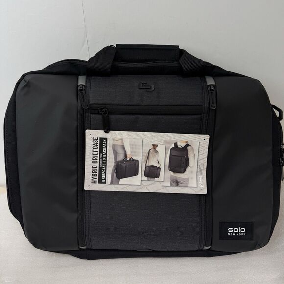 Solo New York Highpass Hybrid Briefcase Backpack NWT - Picture 10 of 13